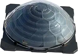 VINGLI Aquecedor de piscina acima do solo em forma de cúpula movido a energia solar - bobina de aquecimento curva (pacote com 1)