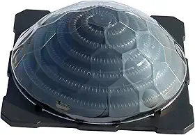 VINGLI Aquecedor de piscina acima do solo em forma de cúpula movido a energia solar - bobina de aquecimento curva (pacote com 1)