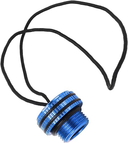 Miniatura 4 de Tapa antipolvo de buceo, cubierta de tanque DIN, cubierta antipolvo para válvula de tanque, aleación de aluminio ventilada, protector de tapa de