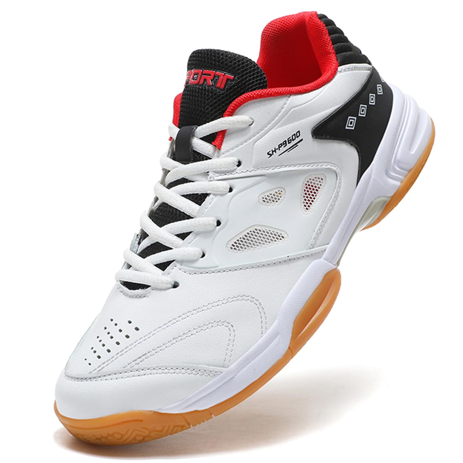 Chaussures de course Leichtkraft - Tennis de table/badminton semelle profilée caoutchouc