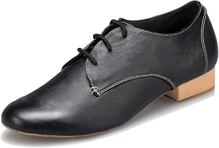 MGM-Joymod Men's Vintage Classic Lace-up Tango Salsa Wedding Ballroom Latin Modern Dance Shoes