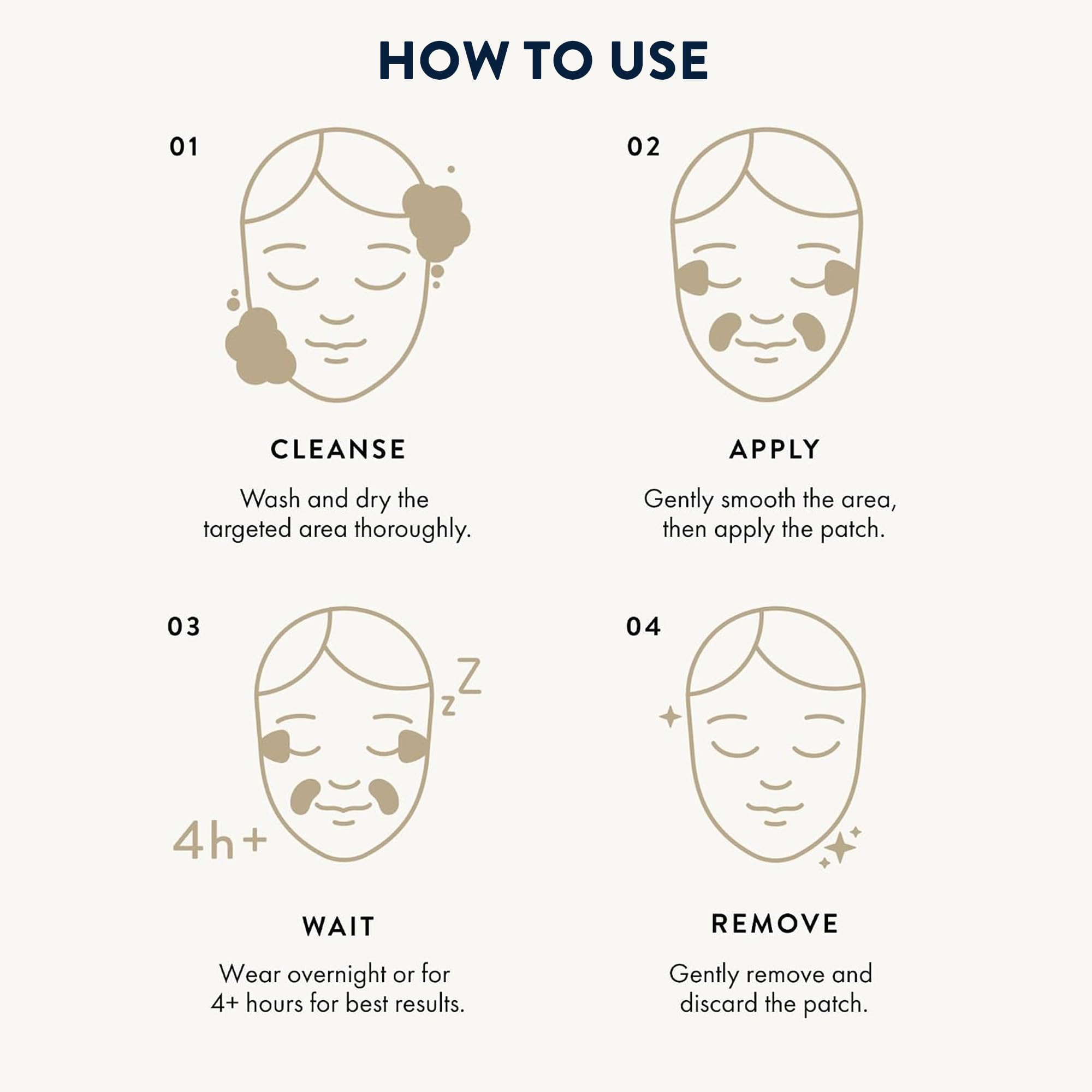 KPLUS K+ Wrinkle Patches with Hyaluronic Acid, Peptides and Adenosine