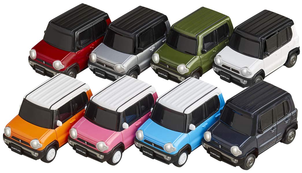 ミニチュア キューブ miniQ デフォルメ 軽自動車コレクション ハスラー編 ABS/PVC製 塗装済み 完成品 8個入 BOX Amazon.co.jp: ミニチュア キューブ miniQ デフォルメ 軽自動車