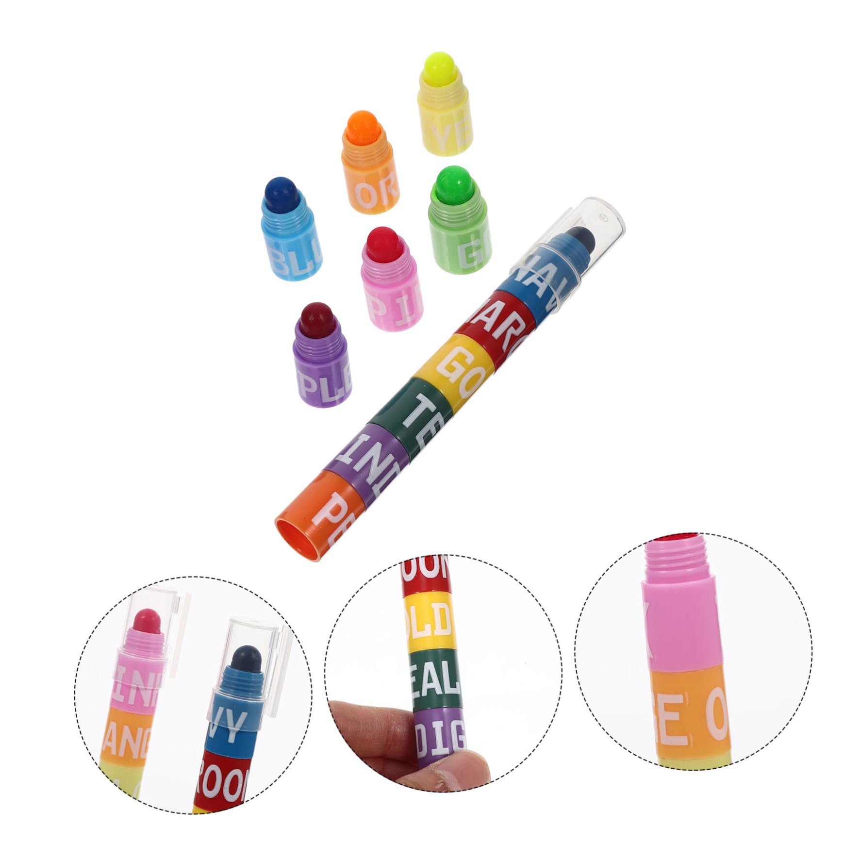 STOBOK 10sets Evidenziatori Colorati Pastello Due Punte Da Penne Per Studenti e Creativi Per Note Disegni e Articoli Di Cancelleria Comodi e Facili Da Usare