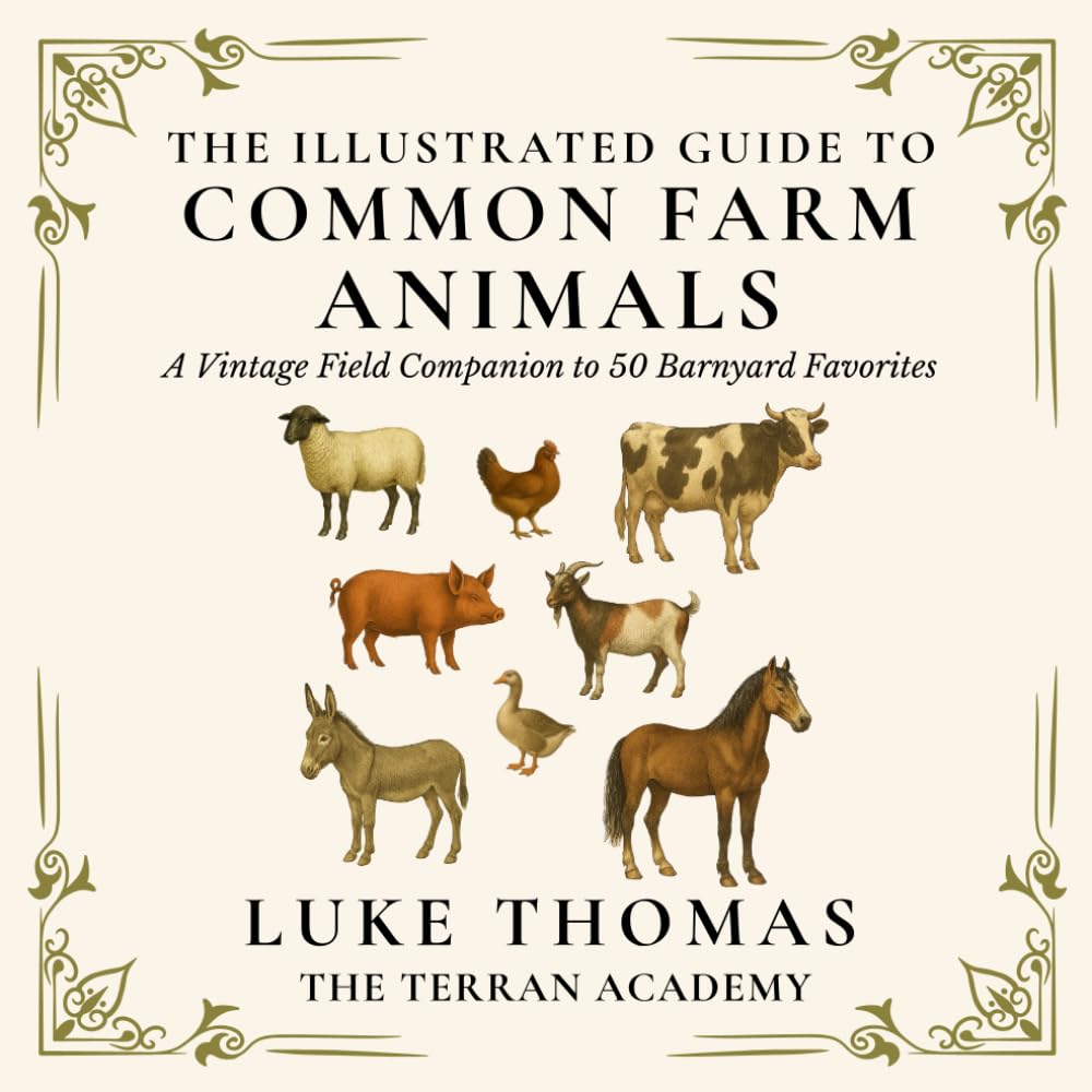 The Illustrated Guide to Common Farm Animals: A Vintage Field Companion to 50 Barnyard Favorites (The Illustrated Field Companion Series)