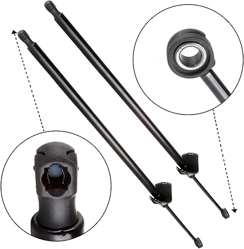 Vista 123 de SCITOO PM1017 - Soportes de elevación de 17.8 pulgadas para Hyundai Santa Fe 2007-2012 trasero izquierdo y derecho Liftgate Shock Struts 2pcs