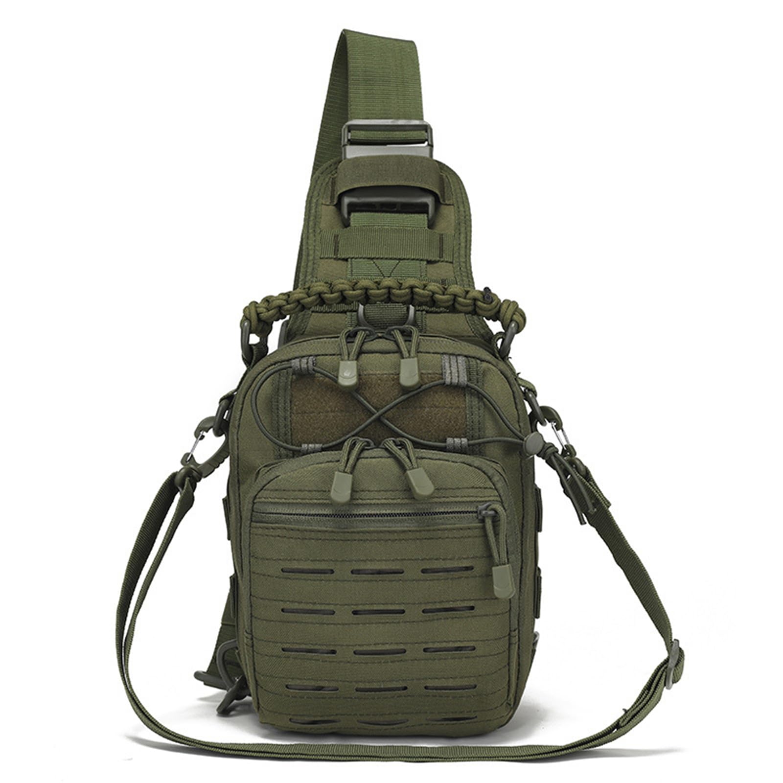 Borse a Spalla Militari Tattiche Compatte Borsa a Tracolla per Arrampicata, Campeggio, Pesca, Trekking