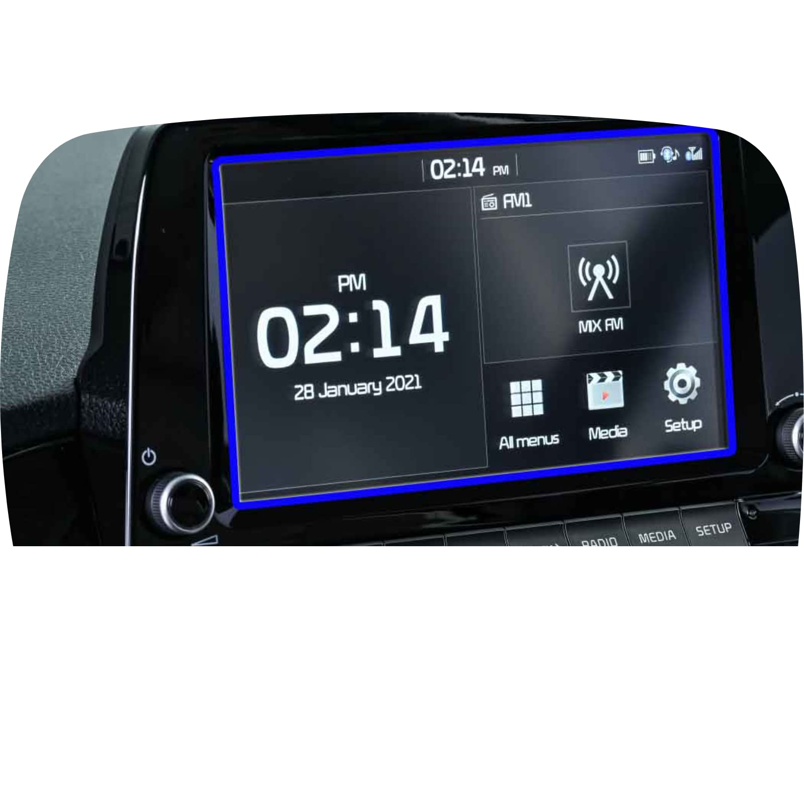 Verre trempé pour écran tactile Kia Picanto 2021 : protégez votre GPS lors de vos trajets