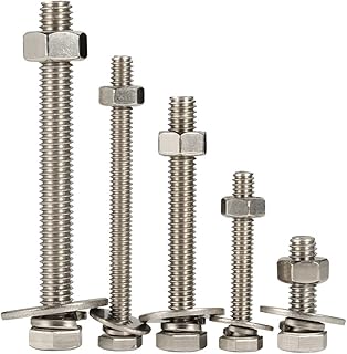 10 Sets M8-1.25 x 30MM Hex Head Screws Bolts,...,