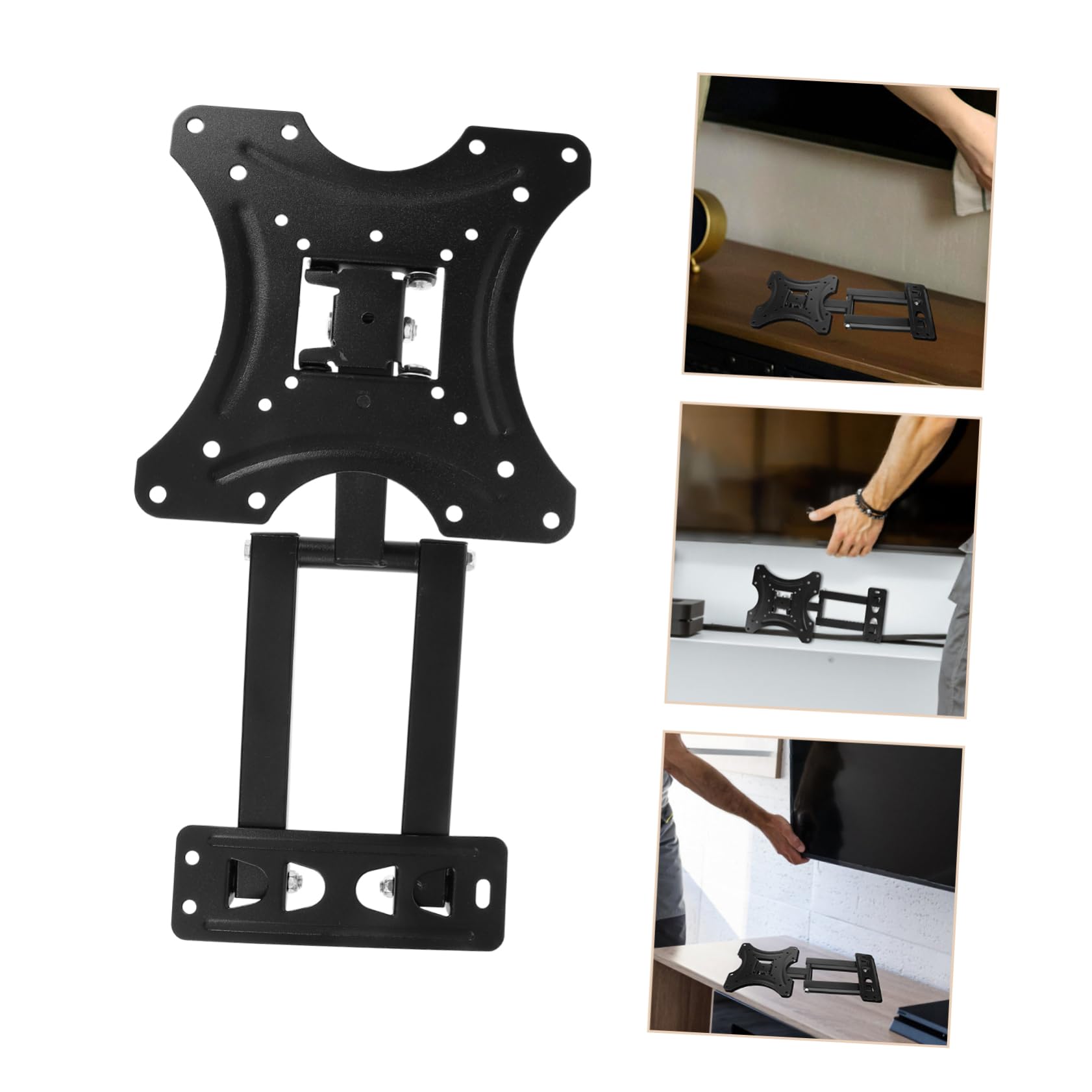 ULTECHNOVO Soporte de Pared para TV 17-42 Pulgadas, Metal Negro