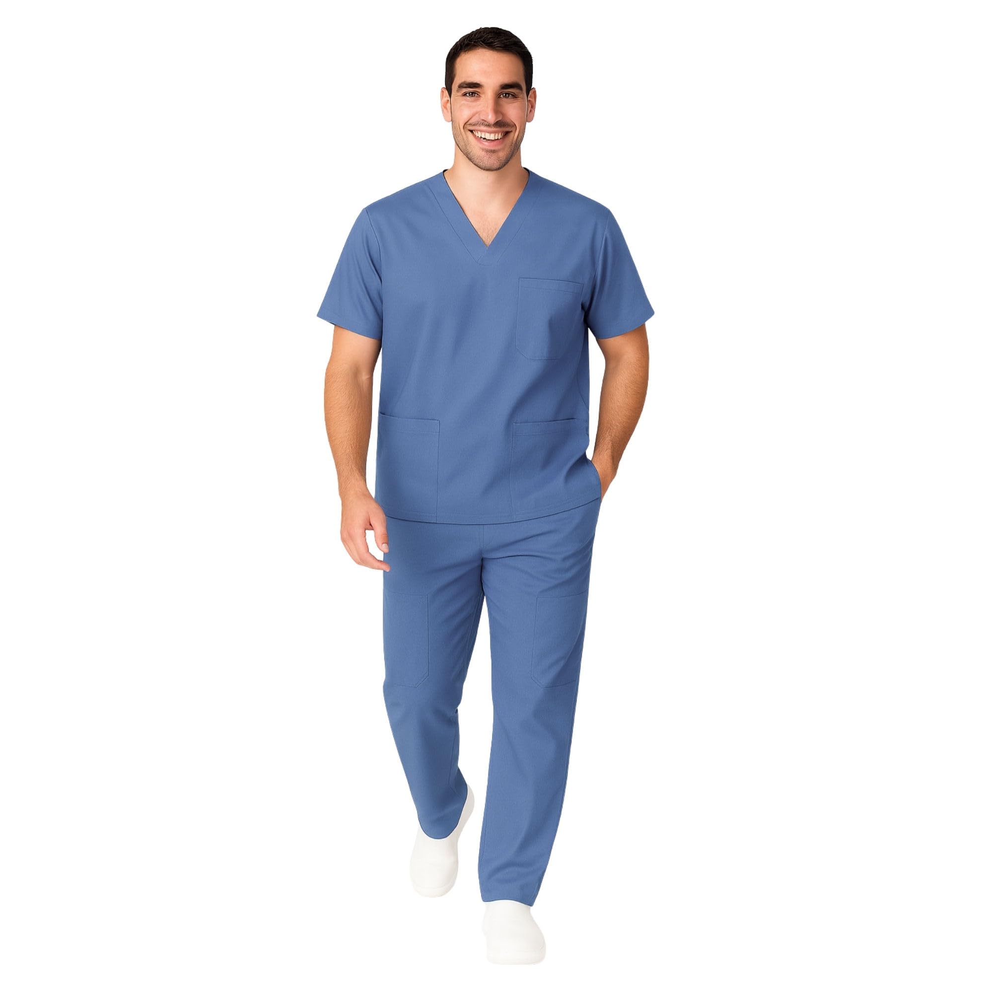 M&M SCRUBS Men Scrub Set Medical Scrub Top and Pants