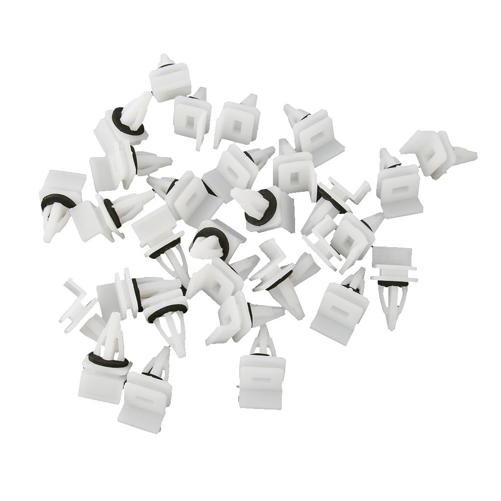 MYADDICTIONMYADDICTION 30Pcs Side Skirt Sill Seal Panel Mounting Trim Clip for Honda Accord Civic