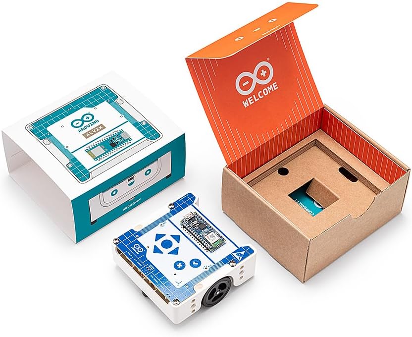 Arduino Alvik [AKX00066] Official Programmable Robot - Compatible with MicroPython, Ideal for STEM Education and Robotics Projects