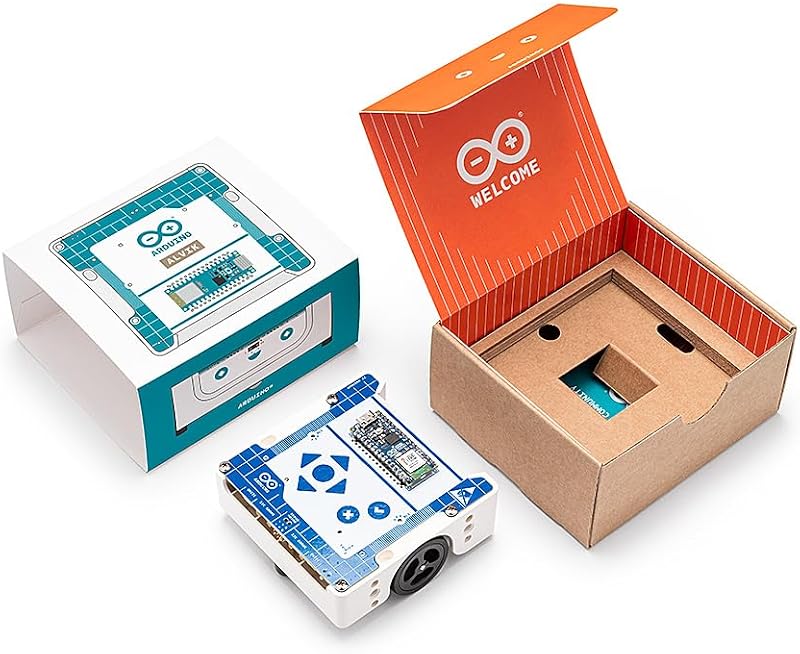 Arduino Alvik [AKX00066] - Programmable Robot - Powered by Nano ESP32, Compatible with MicroPython | Line Following, Multi-Sensors, and Lego Technic Integration
