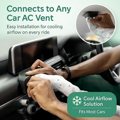 Miniatura 4 de Enfriador de asiento de automóvil convertible de alta calidad, almohadilla de refrigeración alimentada por CA con ventiladores integrados, ajuste