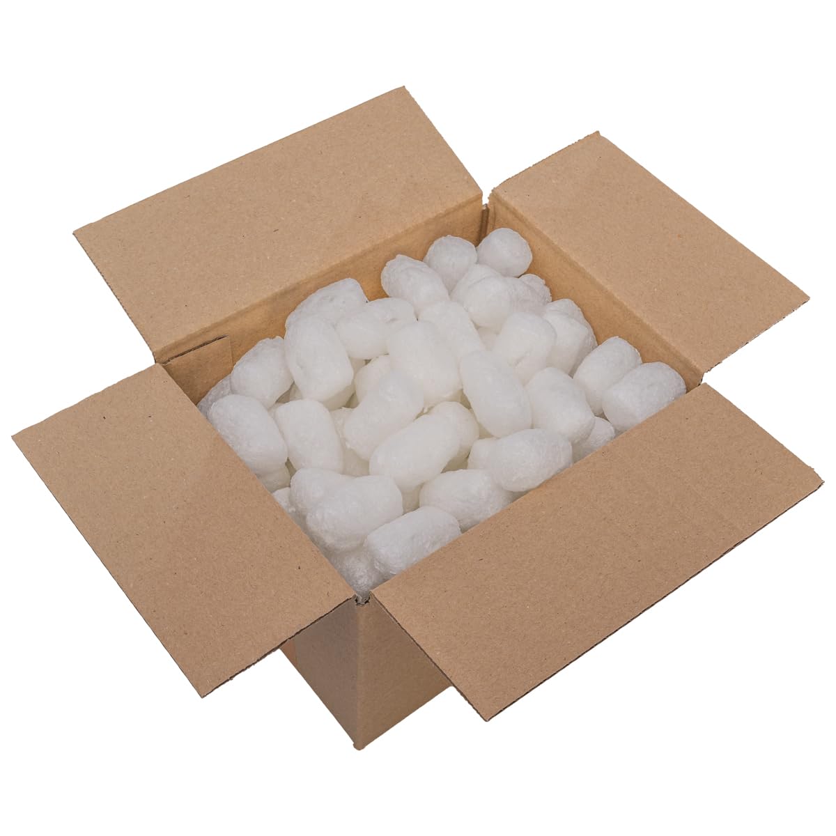 verpacking chips de calage BIO en amidon de maïs [couleur & quantité au choix] matériau de calage pour colis 25 litres - blanc