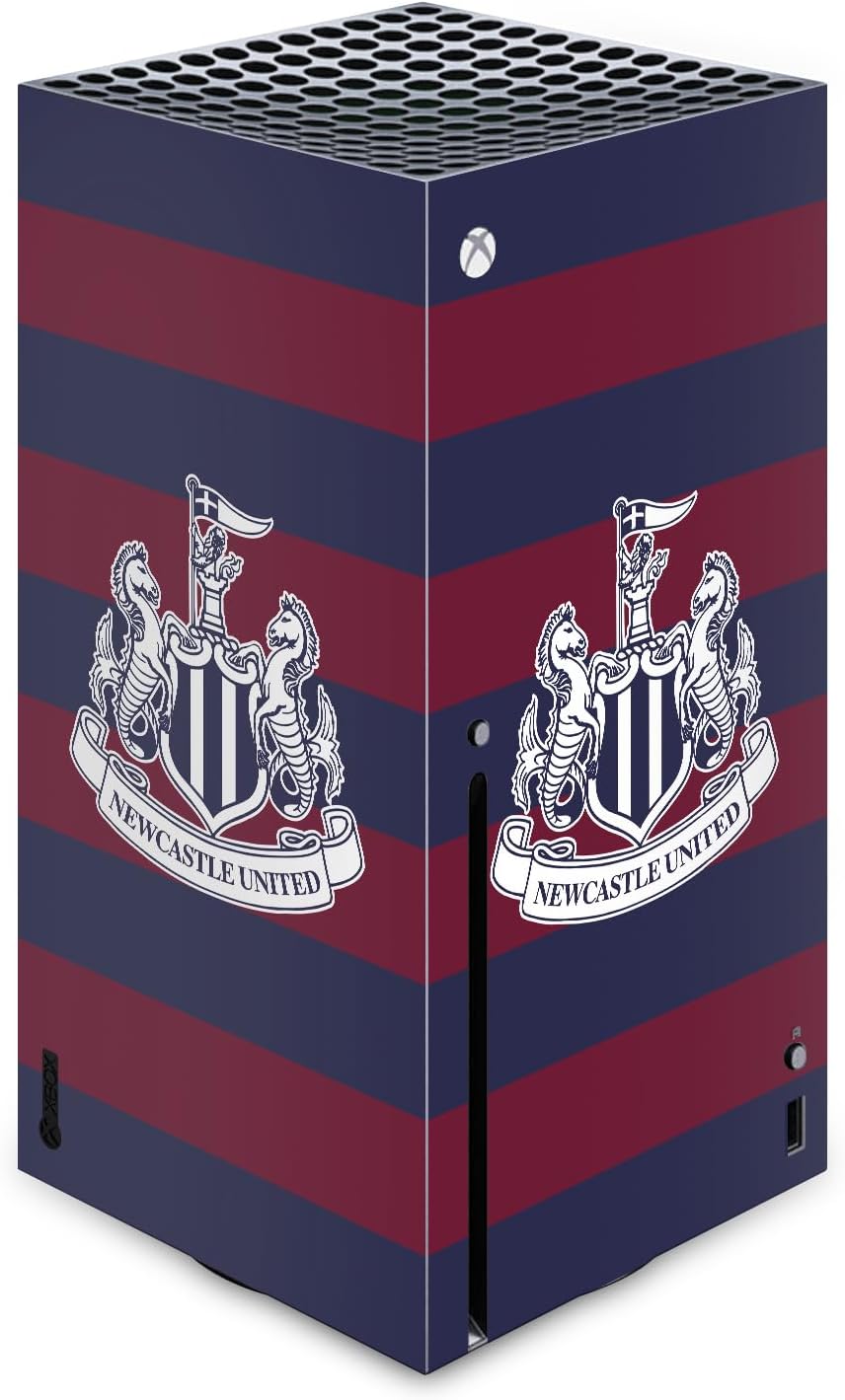 Head Case Designs Officially Licensed Newcastle United Football Club Away 2024/25 Crest Kit Vinyl Sticker Gaming Skin Decal Cover Compatible With Xbox Series X Console