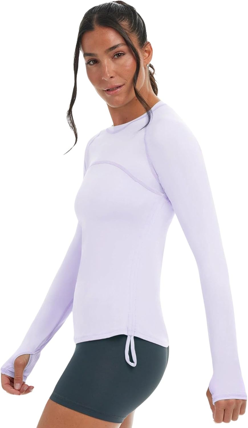 BloqUV Women's UPF 50+ Drawstring Crew Top