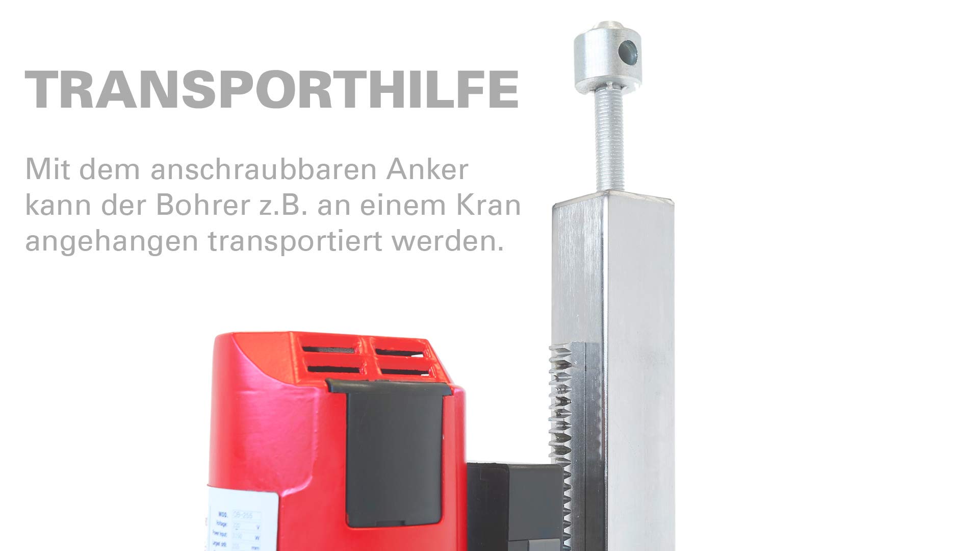 BAUTEC Kernbohrgerät EASYDRIVE 3150W Ø 255mm Nass Trocken Kernbohrmaschine