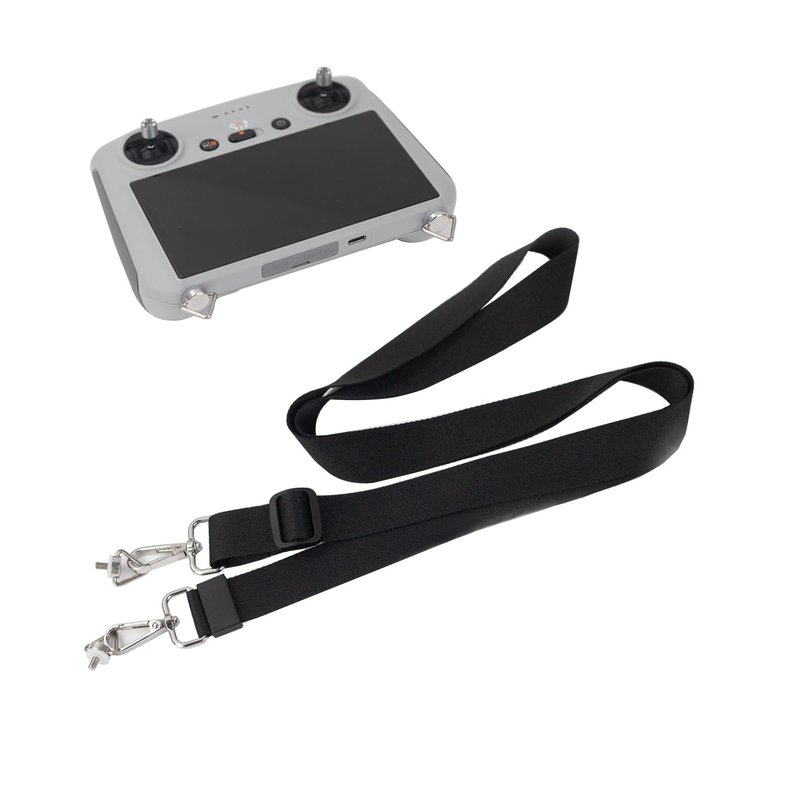 Gchinmejl Portable Lanyard Neck Strap for DJI Mini3/mini3 Pro/mini4 Pro/air 2s/air3/Flip,Remote control with screen RC/RC2/RC 2 Controller Accessories (Black)