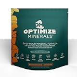 Optimize Minerals Multi Mineral Daily Formula – Magnesium, Electrolytes & Trace Mineral Supplement Powder - Gluten Free Vitamins Drink for Optimal Wellness - Blood Orange, 30 Servings