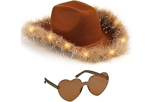 Funcredible Light-Up Cowgirl Hat: Glimmering Glamour for the Spirited Cowgirls