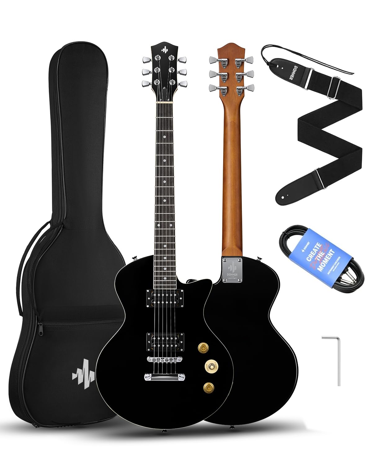 Donner DSC-128 Nero Chitarra Elettrica
