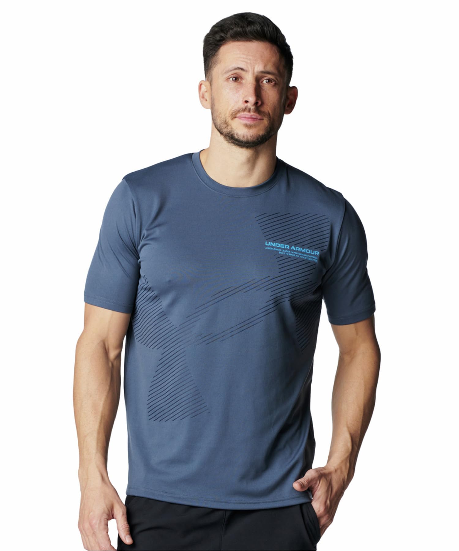 Amazon.co.jp: [アンダーアーマー] UA TECH XL LOGO SS Downpour