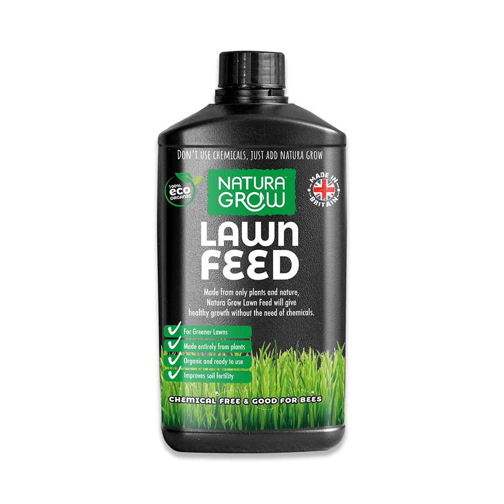 Organic Liquid Lawn Feed 1L,Pet & Child Safe Grass Fertiliser,Grass Food