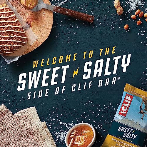 Clif Bars - Sweet & Salty Energy Bars - Variety Pack - Made With Organic Oats - Vegetarian Food - Kosher (2.4 Ounce Protein Bars, 16 Count) Packaging May Vary #TOP1