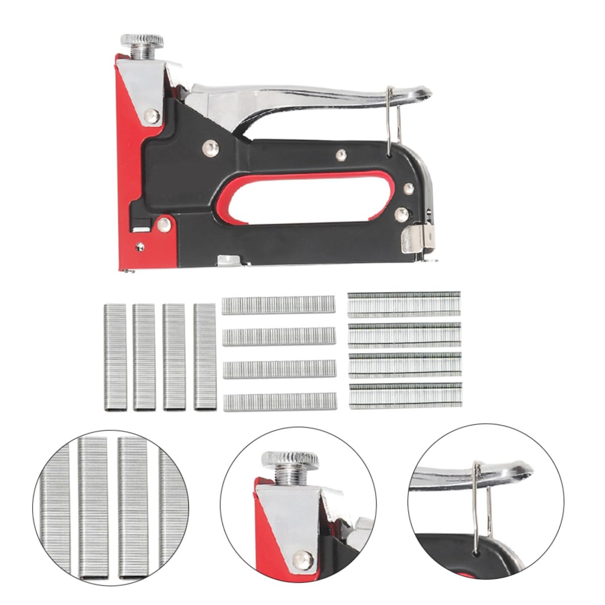 UPKOCH Chiodatrice Pesante Manuale 3 in 1 Impugnatura Ergonomica Curva in Metallo Resistente per Legno, Strumento Multifunzione U per Ristrutturazione
