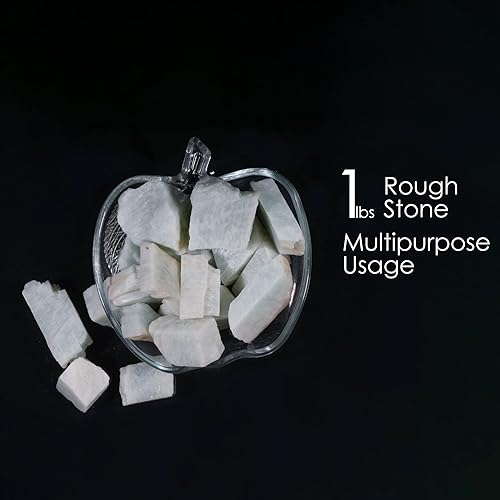 Miniatura 7 de Cristal de amazonita, piedras ásperas y cristales a granel, cristales curativos, rocas pulidas, cristales crudos, piedras curativas, rocas para