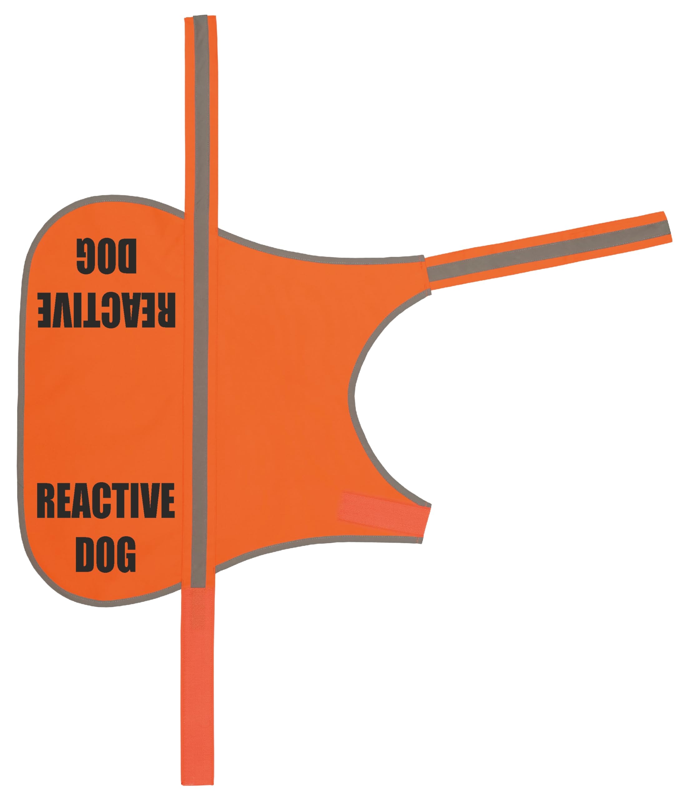 Flexi-Print Reactive Dog Vest - Personalised Dog Hi Vis Vest Reflective Dog Coat, Service Dog Vest, Nervous Dog Products, Dog Hi Viz, Reactive Dog Warning, Dog Training Vest, Dog Walking Accessories โ image 1
