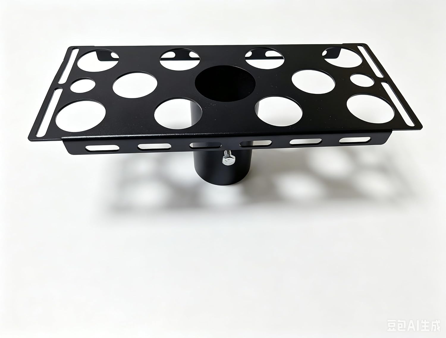Heavy Duty Steel Mailbox Bracket, Fits 2-3/8" Round Post