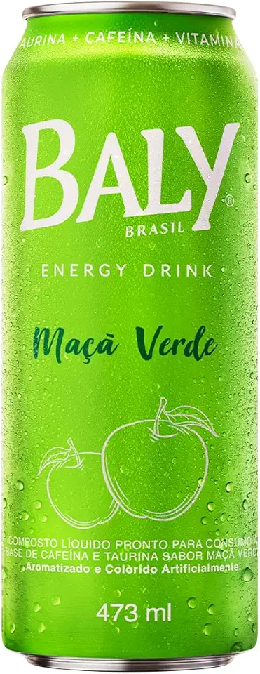 Baly Energético Maçã Verde 473Ml 1 unidade