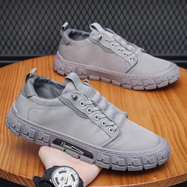 Image of Canvas Shoes Men's Breathable New Men's Shoes Fashionable and Versatile Casual Board Shoes Skates Shoes
