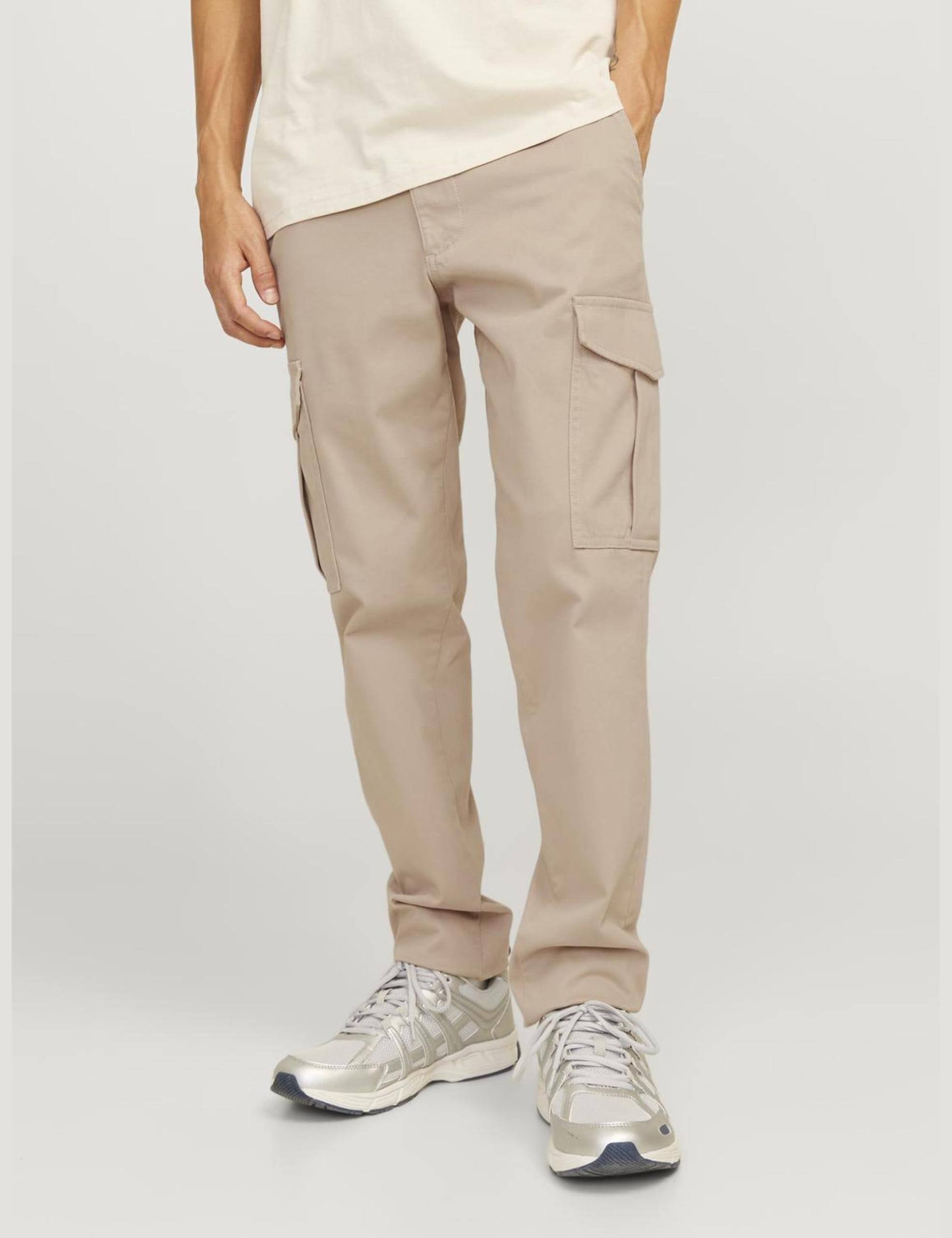JACK & JONES Jpstmarco Jjsantiago Chino Mg - chinosy Mężczyźni
