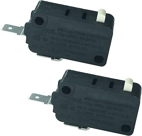 LONYE 5304509460 Interruptor de puerta de microondas de repuesto para microondas Frigidaire Electrolux 5304464099 AP6230615 PS12071303 (paquete de 2)