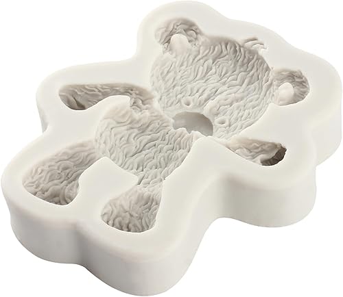 Miniatura 9 de Moldes de silicona para fondant de oso para baby shower, decoración de pasteles de azúcar, decoración de cupcakes, pasta de goma de chocolate,