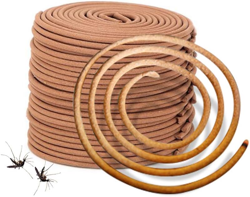 Tianbi Mosquito Coils, 10PCS/Box Citronella Coils Sandalwood Scented Mosquito Coils Fragrance Mosquito Coil for Home Kitchen Outdoors Bars Office Gift