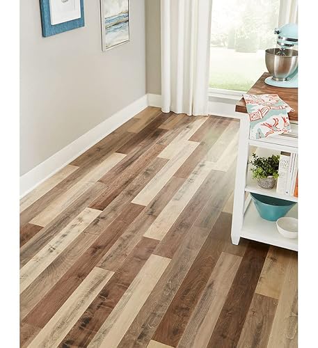 Miniatura 2 de Islander Flooring - Pieza de muestra de 0.276 in de grosor impermeable de ingeniería de madera dura de ingeniería DIY Autoinstalación - Homestead