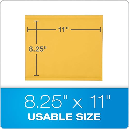 Miniatura 5 de Quality Park Sobres de burbujas, 8.25 x 11 pulgadas, sobres acolchados de papel kraft, sobres de envío marrones duraderos, cierre autosellado, 25