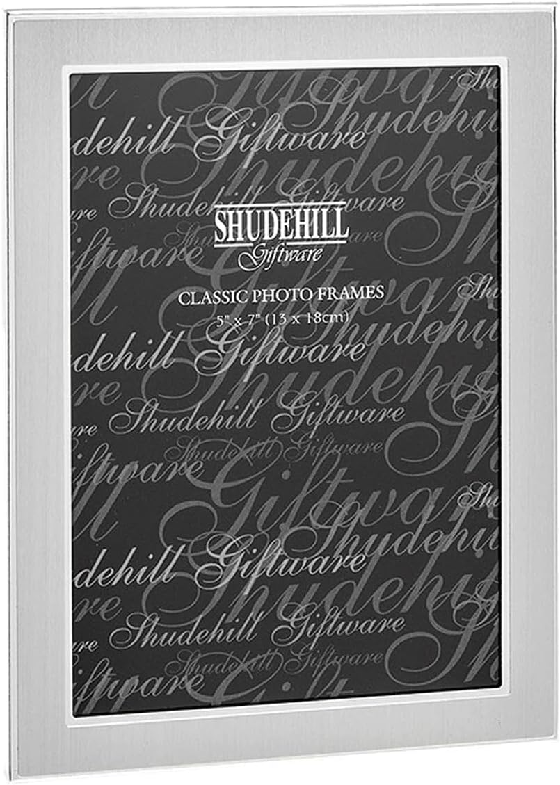 Viceni Satin Silver Photo Frame, 5 x 7