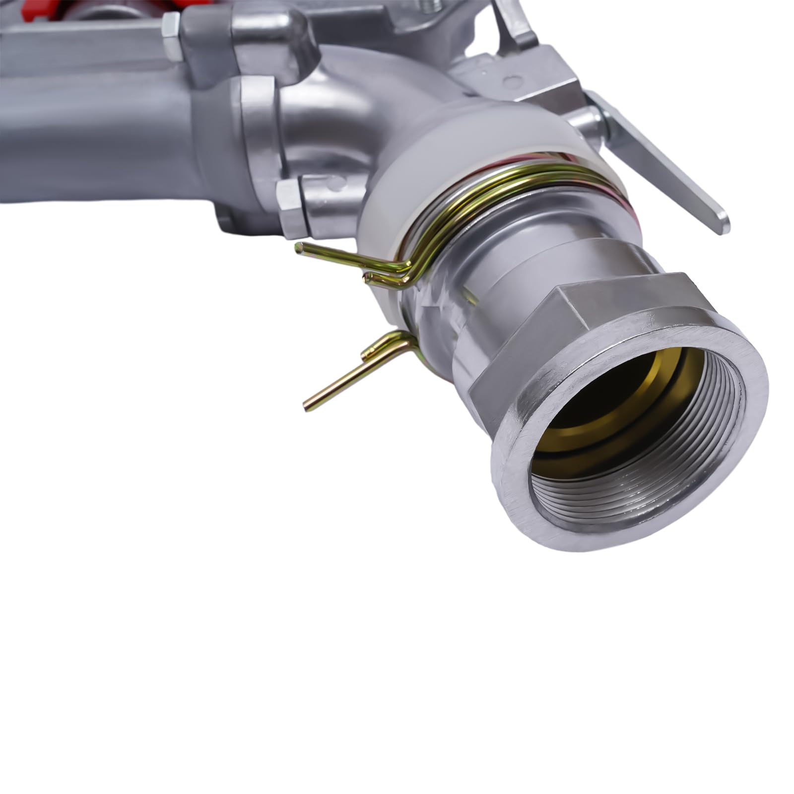 Pistolet natryskowy 5 cm, nawadnianie rolnicze, duża powierzchnia, podwójna dysza, zraszacz regulowany 360°, do gospodarstw, sadów, ogrodów herbacianych, leśnictwa, sadzonek