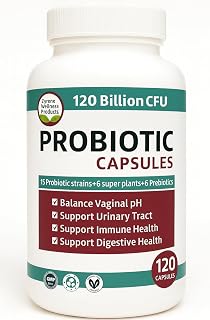 Zyrene Probiotics 120 Billion CFUs – 15 Strains, 6 Prebiotics & Digestive Enzymes for Men/Women– Digestive Health & Immune Support – Shelf Stable, Non-GMO – 120 Capsules