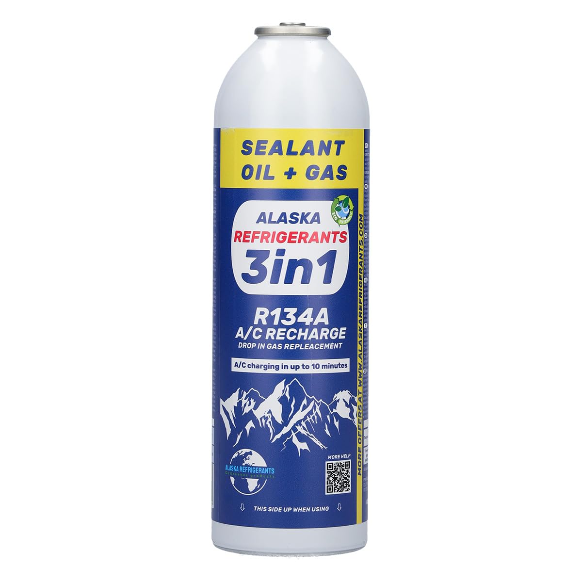 Generisch 3in1 Fahrzeug Kältemittel Klimaanlage Top up HC134A ErsatzGas Flasche für Autos