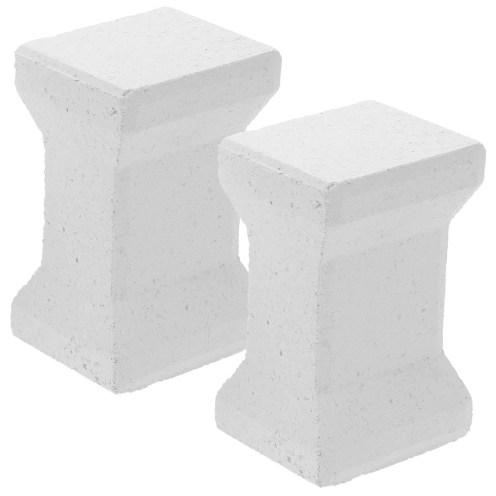 jojofuny 2 Piezas Pies de Caballo Soporte Cerámico Postes de Horno de Carburo de Silicio Herramienta de Cocción Reutilizable para Hornos Eléctricos