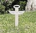 Angel Wing Memorial Cross - Garden or Roadside Marker - Handmade Wood Grave Marker