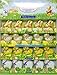 Lindt Lindor Gold Bunny & Friends Novelty | Easter Basket Stuffer or Tabletop Decoration | Foil Wrapped Figures Bunny Chicks & Sheep | Milk Chocolate 20 Pieces Gift Set (Easter)
