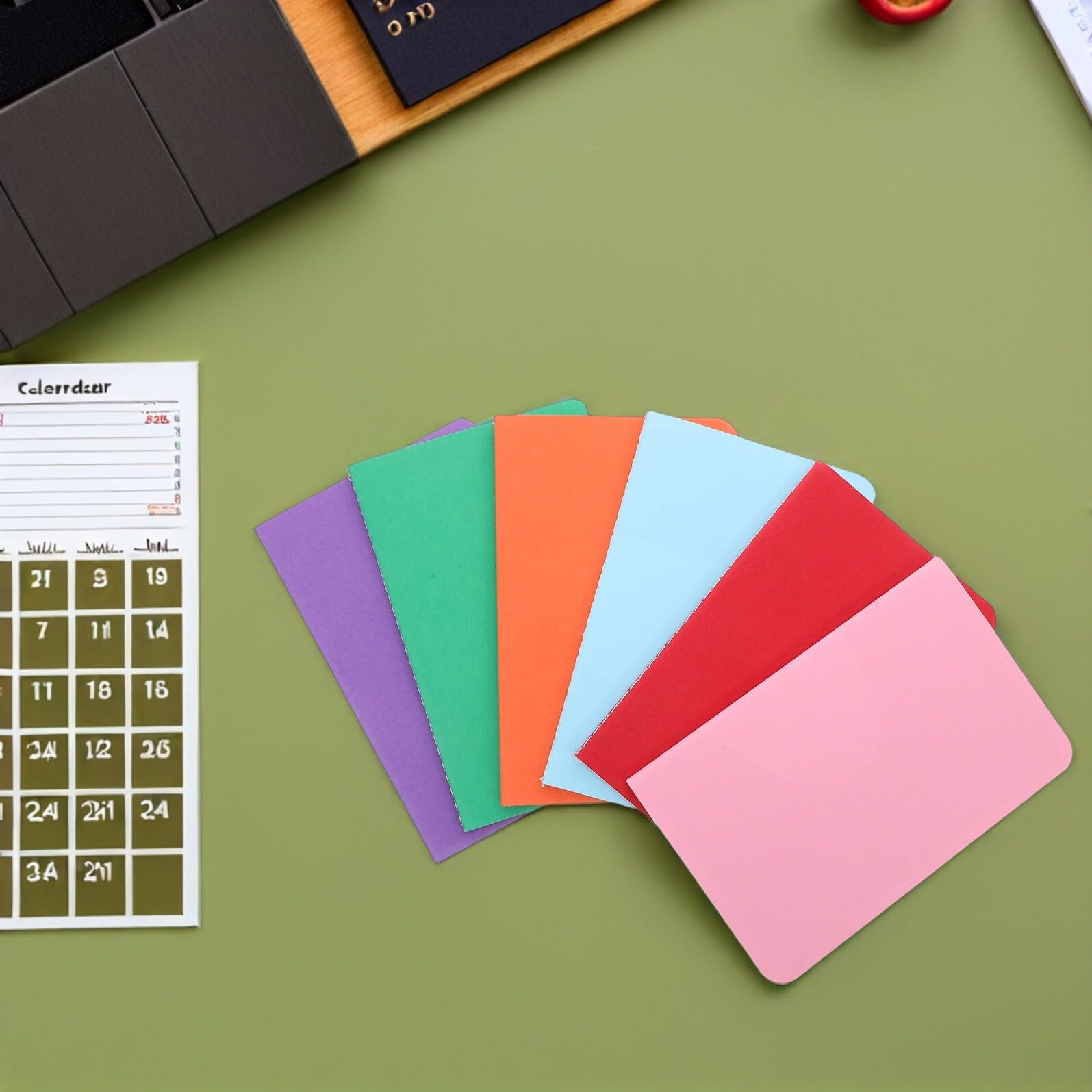 36 Szt. Szt Mini Notes z Twardą Okładką Kraft Mały Notatnik z Liniowanymi Stronami Kolorowy Notesów Do Szkoły Biura i Podróży Notatnik dla Studentów